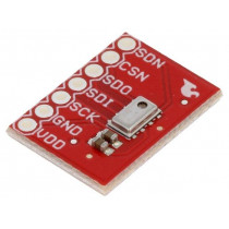SEN-09721; Sensor: atmospheric; barometer; SPI; IC: MPL115A1; pin strips; SPARKFUN ELECTRONICS INC.