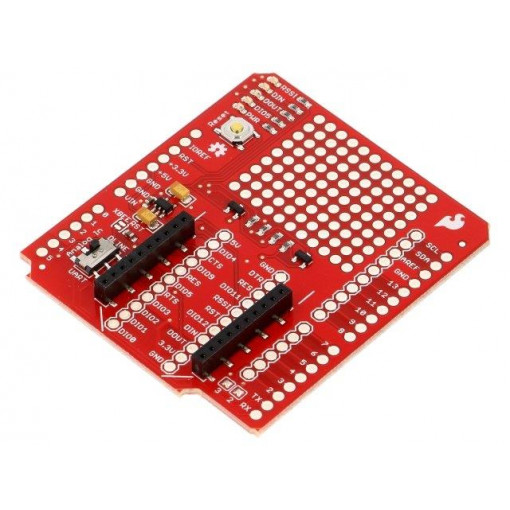 WRL-12847; Module: adapter; XBee,pin strips; 3.3VDC; Application: ARDUINO; SPARKFUN ELECTRONICS INC.
