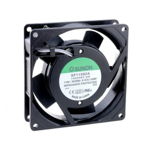 SF11592A1092HBT.GN; Fan: AC; axial; 115VAC; 92x92x25mm; 62(±7%)m3/h; 40dBA; 2850rpm; SUNON
