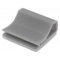 SFC15; Self-adhesive cable holder; PVC; grey; KSS WIRING SFC15; Self-adhesive cable holder; PVC; grey; KSS WIRING