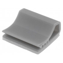 SFC15; Self-adhesive cable holder; PVC; grey; KSS WIRING