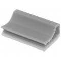 SFC20; Self-adhesive cable holder; PVC; grey; KSS WIRING SFC20; Self-adhesive cable holder; PVC; grey; KSS WIRING