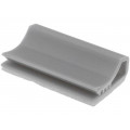 SFC25; Self-adhesive cable holder; PVC; grey; KSS WIRING SFC25; Self-adhesive cable holder; PVC; grey; KSS WIRING