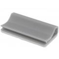 SFC28; Self-adhesive cable holder; PVC; grey; KSS WIRING SFC28; Self-adhesive cable holder; PVC; grey; KSS WIRING