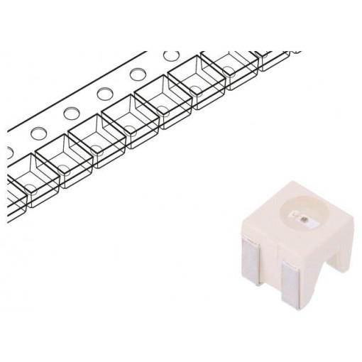 SFH 4256-R; IR transmitter; 4040; 860nm; transparent; 10mW; 60°; SMD; 70mA; OSRAM