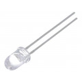 SFH 4550; IR transmitter; 5mm; 860nm; transparent; 1100mW; 3°; THT; 100mA; OSRAM