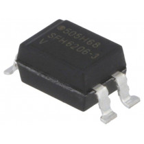 SFH6206-3T; Optocoupler; SMD; Channels: 1; Out: transistor; Uinsul: 5.3kV; VISHAY