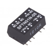 SFTN01N-05; Converter: DC/DC; 1W; Uin: 21.6÷26.4V; 5VDC; Iout: 200mA; SMD; 1.2g; MEAN WELL