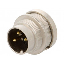 SFV 30; Connector: M16; socket; male; soldering; PIN: 3; 5A; 250V; IP40; LUMBERG