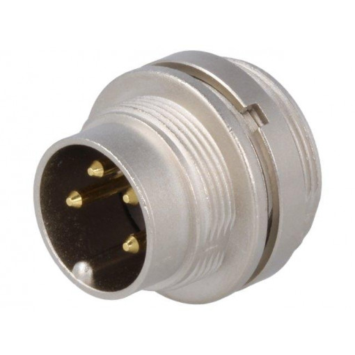 SFV 40; Connector: M16; socket; male; soldering; PIN: 4; 5A; 250V; IP40; LUMBERG