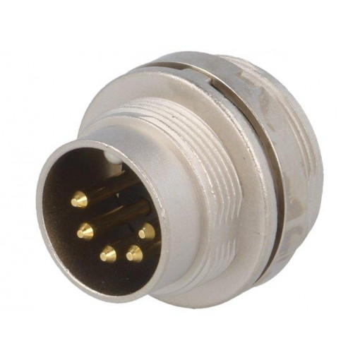SFV 50; Connector: M16; socket; male; soldering; PIN: 5; 5A; 60V; IP40; LUMBERG