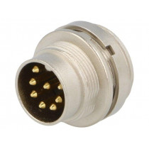 SFV 80; Connector: M16; socket; male; soldering; PIN: 8; 5A; 60V; IP40; LUMBERG