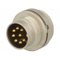 SFV 81; Connector: M16; socket; male; soldering; PIN: 8; 5A; 60V; IP40; LUMBERG
