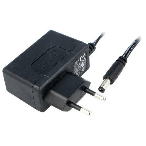 SGA12E07-P1J; Power supply: switched-mode; 7.5VDC; 1.6A; Out: 5,5/2,1; 12W; 83%; MEAN WELL