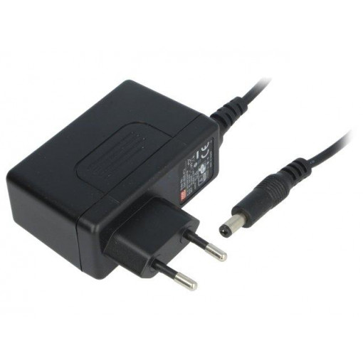 SGA18E15-P1J; Power supply: switched-mode; 15VDC; 1.2A; Out: 5,5/2,1; 18W; 85.5%; MEAN WELL