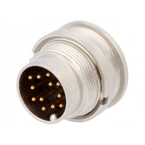 SGV 120; Connector: M16; socket; male; soldering; PIN: 12; 3A; 60V; IP40; LUMBERG