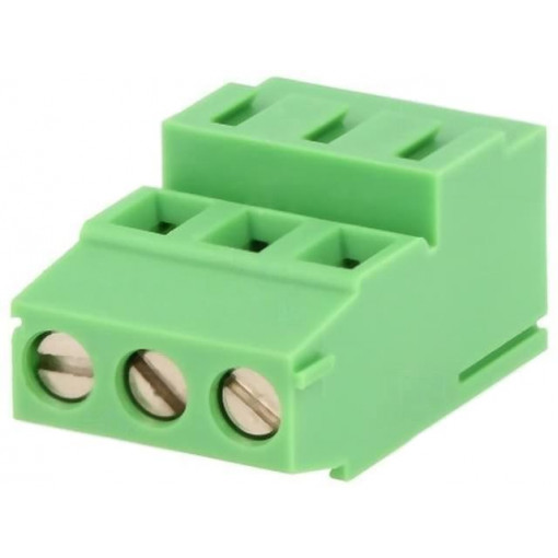 SH142H-5.08-03P; PCB terminal block; angled 90°; 5.08mm; ways: 3; on PCBs; 2.5mm2; 