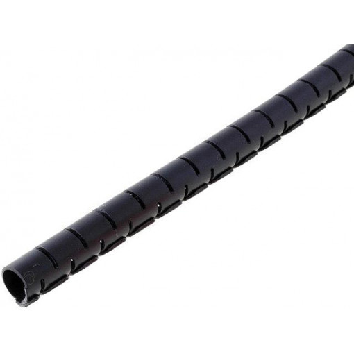 SHR-05-PPB; Spiral wrapping; ØBundle : 5mm; polypropylene; black; L: 100m; RICHCO