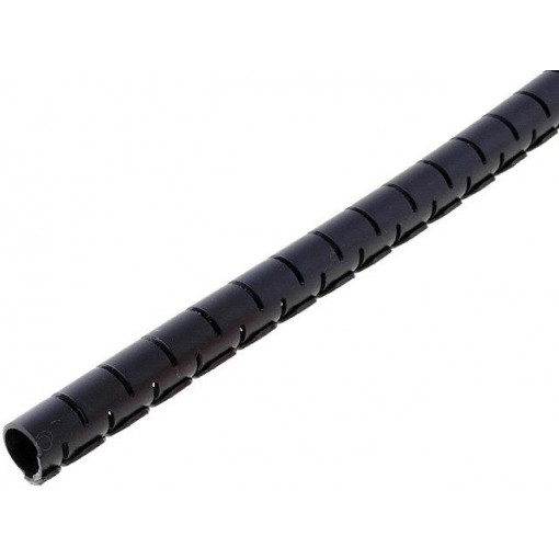 SHR-08-PPB; Spiral wrapping; ØBundle : 10mm; polypropylene; black; L: 100m; RICHCO
