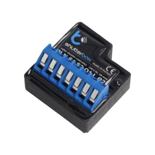 SHUTTERBOX; Blinds controller; IP20; 230VAC; in housing,in mounting box; BLEBOX