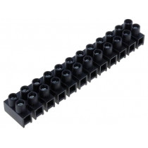 LTA12-2.5D 22210217; Terminal block; screw terminal; 2.5mm2; 400V; 24A; ways: 12; L: 90mm; SIMET
