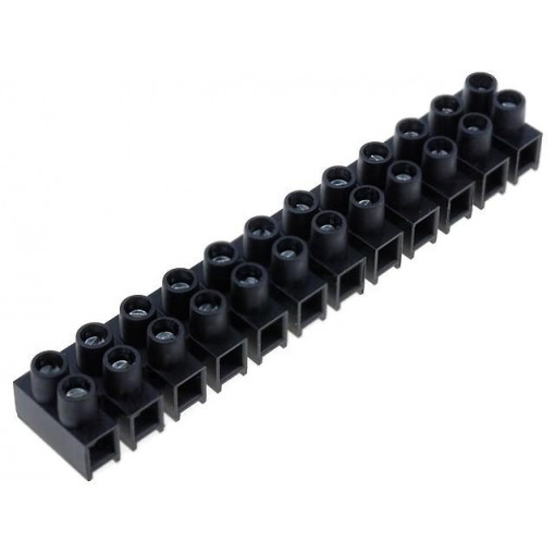 LTA12-2.5D 22210217; Terminal block; screw terminal; 2.5mm2; 400V; 24A; ways: 12; L: 90mm; SIMET