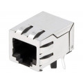 SI-60002-F; Socket; RJ45; PIN: 8; shielded,with isolation transformer; THT; BEL FUSE