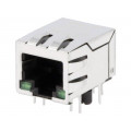 SI-60118-F; Socket; RJ45; PIN: 8; shielded,with LED; Layout: 8p8c; THT; angled; BEL FUSE