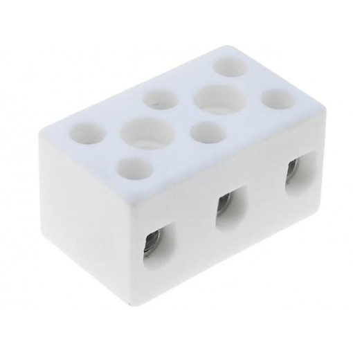 CPO-15A-3P 80723516; Terminal block; screw terminal; 10mm2; 450V; 57A; ways: 3; H: 20mm; SIMET