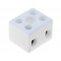 CPO-5A-2P 80712516; Terminal block; screw terminal; 4mm2; 450V; 32A; ways: 2; max.350°C; SIMET