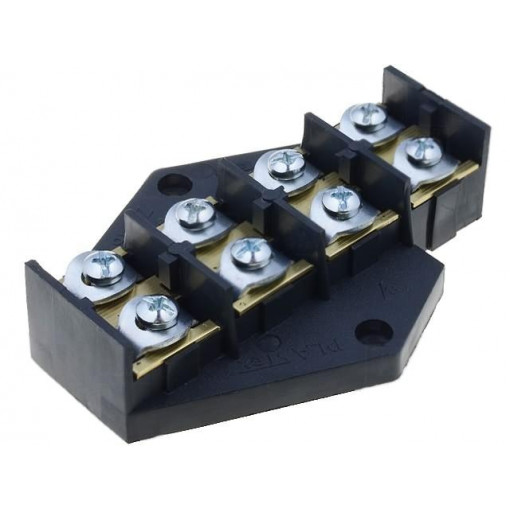 W-10176; Terminal block; screw terminal; 16mm2; 400V; ways: 4; terminals: 8; PLASTROL