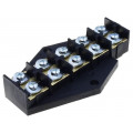 W-10179; Terminal block; screw terminal; 16mm2; 400V; ways: 5; terminals: 10; PLASTROL