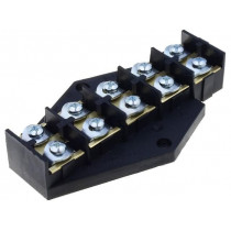 W-10179; Terminal block; screw terminal; 16mm2; 400V; ways: 5; terminals: 10; PLASTROL