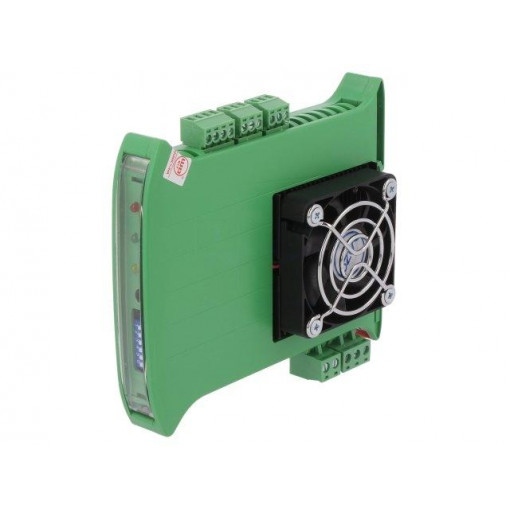 ; DC-motor driver; DIN; Imax: 30A; IP20; 120x101x23mm; 10÷36VDC; 0÷5V; 