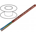 22997; Wire; SiHF; Cu; stranded; 12G0,5mm2; silicone rubber; brown-red; HELUKABEL