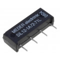 SIL12-1A72-71L; Relay: reed; SPST-NO; Ucoil: 12VDC; 1.25A; max.200VDC; max.200VAC; MEDER