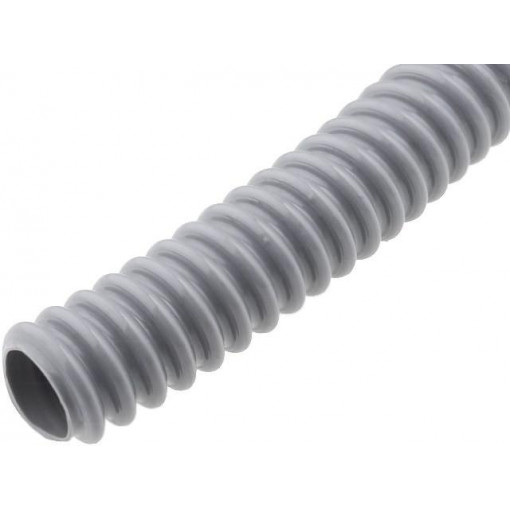 61747390; Protective tube; ØBraid : 22mm; PVC; grey; Len: 30m; -20÷70°C; LAPP KABEL