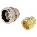 55502624; Straight terminal connector; ØBraid : 21mm; brass; SILVYN® AS-P; LAPP KABEL