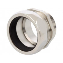 55502677; Straight terminal connector; ØBraid : 36mm; brass; SILVYN® AS-P; LAPP KABEL