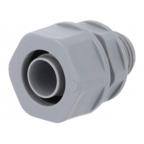 55501320; Straight terminal connector; ØBraid : 17mm; polypropylene; IP54; LAPP KABEL