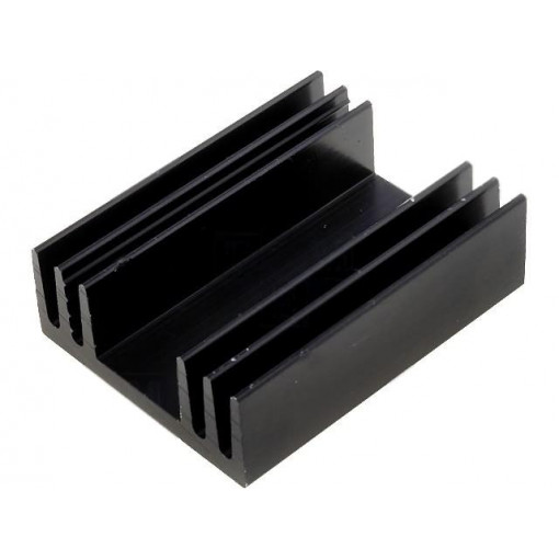 SK 09 37,5 SA TO 220; Heatsink: extruded; TO220; black; L: 37.5mm; W: 29mm; H: 11.5mm; 11K/W; FISCHER ELEKTRONIK