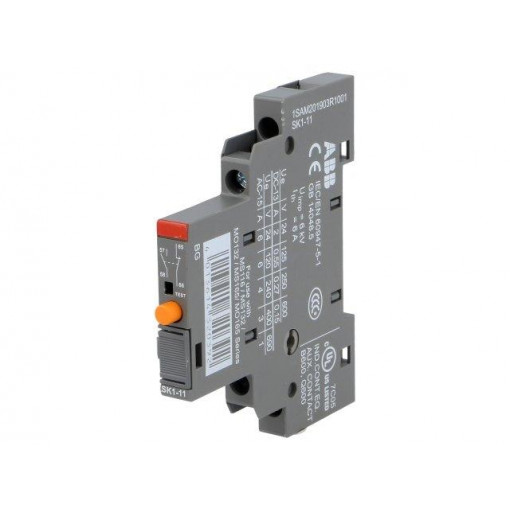 1SAM201903R1001; Signalling contacts; Auxiliary contacts: NO + NC; side; ABB 1SAM201903R1001; Signalling contacts; Auxiliary contacts: NO + NC; side; ABB