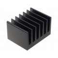 SK 100 50 SA; Heatsink: extruded; grilled; black; L: 50mm; W: 66mm; H: 40mm; 2.5K/W; FISCHER ELEKTRONIK