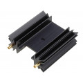 SK104-38STC; Heatsink: extruded; SOT32,TO220,TO3P; black; L: 38.1mm; 11K/W; FISCHER ELEKTRONIK