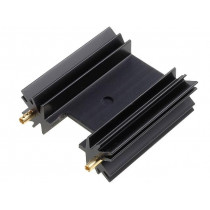 SK104-38STC; Heatsink: extruded; SOT32,TO220,TO3P; black; L: 38.1mm; 11K/W; FISCHER ELEKTRONIK