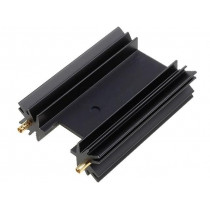 SK 104 50,8 STC; Heatsink: extruded; SOT32,TO220,TO3P; black; L: 50.8mm; 9K/W; FISCHER ELEKTRONIK