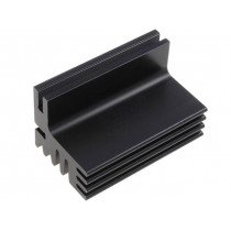 SK125-50SA; Heatsink: extruded; TO220; black; L: 50mm; W: 30mm; H: 28mm; 8K/W; FISCHER ELEKTRONIK