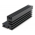 SK125-84SA; Heatsink: extruded; TO220; black; L: 84mm; W: 30mm; H: 28mm; 6K/W; FISCHER ELEKTRONIK