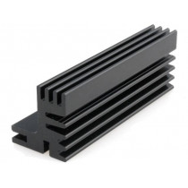 SK125-84SA; Heatsink: extruded; TO220; black; L: 84mm; W: 30mm; H: 28mm; 6K/W; FISCHER ELEKTRONIK
