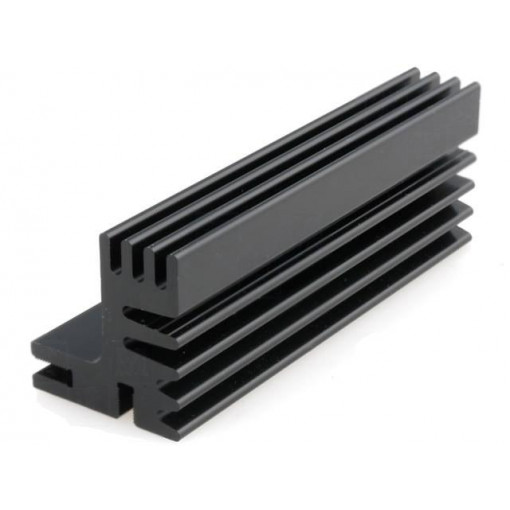 SK125-84SA; Heatsink: extruded; TO220; black; L: 84mm; W: 30mm; H: 28mm; 6K/W; FISCHER ELEKTRONIK